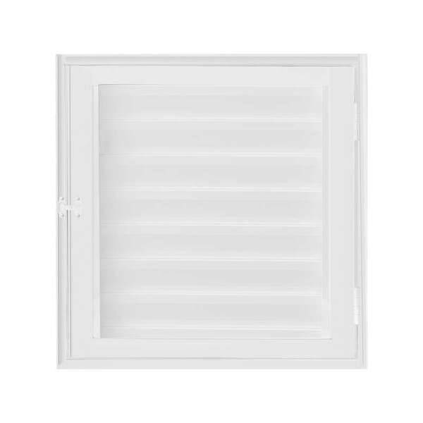 Portinhola De Giro Em Alumínio Branco 80x80x4 Cm Direita Nobr