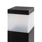 Poste Balizador 30cm P/ Jardim Em Alumínio PRETO + LED 12W br