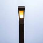 Poste Balizador De Jardim Em Alumínio Marrom P/ T40 Starlumen