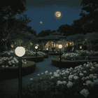 Poste Balizador De Jardim Orbital Preto 74 5cm Led 12w 3000k