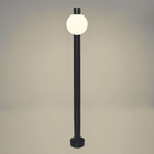 Poste Balizador De Jardim Orbital Preto 74 5cm Led 12w 3000k