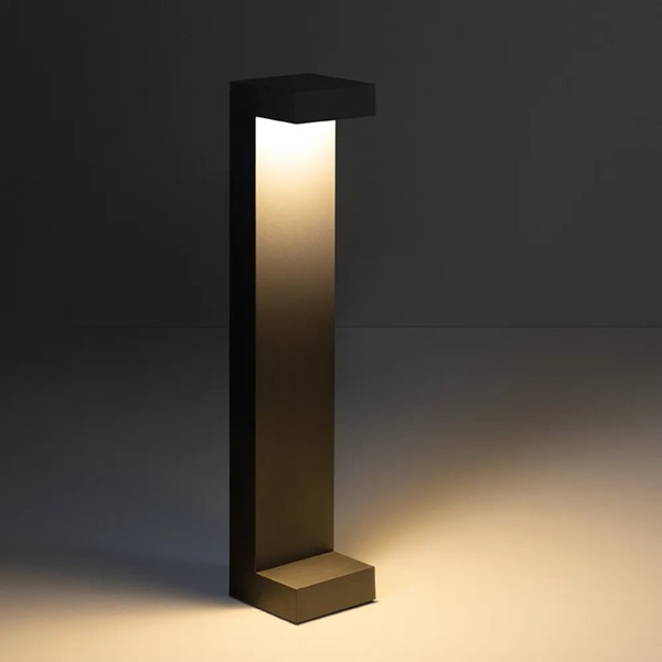 Poste Balizador Frankfurt 7w 3000k Preto Stella