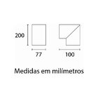 Poste Balizador Germany Polpe 20cm Gu10 Bivolt Preto Fosco