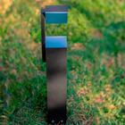 Poste Balizador Jardim Luminária Direcional Gu10 Marrom