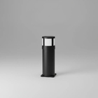 Poste Balizador Jardim Preto 30cm Ip65 Led 8w 3000k Bivolt 15