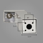 Poste Balizador Luminária Jardim 1 Foco Marrom P/ Mr11 St2766