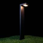 Poste Balizador Para Jardim Led 10w Branco Quente Opus Terra