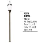 Poste Colonial Alasca Para Jardim De Alumínio 2 94m