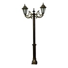 Poste Colonial De Jardim Porto Alegre Alumínio Fundido 226cm