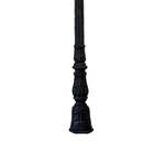 Poste Colonial Jardim Decoração N05 De Ferro Fundido 182cm