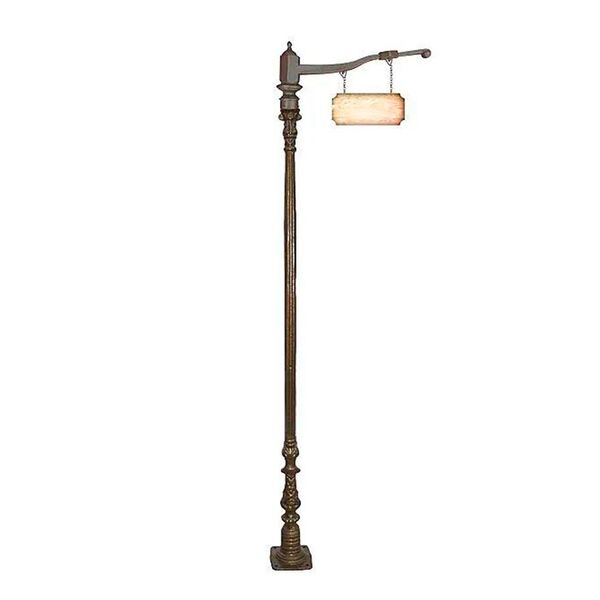 Poste Colonial Verona Para Jardim Alumínio C. S. Placa 2 05m