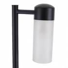 Poste de Jardim 1 Lâmpada Preto Metal 1,8m Femarte