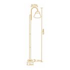 Poste De Jardim 230cm Memories 1 Lamp Metal Preto Madelustre