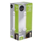 Poste de Jardim Branco LED 6W Luz Amarela 0,5m IP65 Inspire