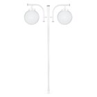 Poste Globo Duplo Com Globo Material Aço 178199-04 Blumenau B