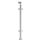 Poste Liso Metal Inox 8x8cm Geris