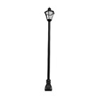 Poste Milano Jardim Luminária Italiana G Led Alumínio 410cm