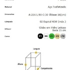 Poste P23/2 Branco C/ Polietileno Ideal