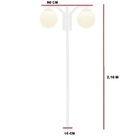 Poste P23/2 Branco C/ Polietileno Ideal