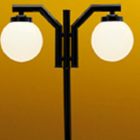 Poste P23/2 Preto C/ Polietileno Ideal