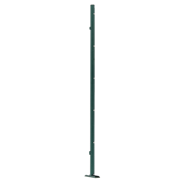 Poste para Portão com Parafuso e Dobradiça Aço Verde 150cm