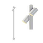 Poste Taschibra Wabi 1600mm 2xmr16 Branco