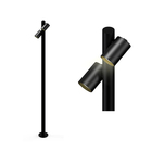 Poste Taschibra Wabi 1600mm 2xmr16 Preto Fosco