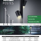 Poste Taschibra Wabi 1600mm 2xmr16 Preto Fosco