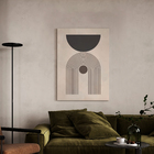 Pôster Arco Iris Preto 50x70cm Abstract