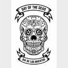 Poster Decorativo Caveira Dia De Los Muertos N09240 30x40cm