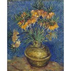 Poster Flores Van Gogh Azul 40x50cm Arte Própria