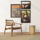 Pôster Grito Multicolorido 50x70cm Outlet dos Quadros