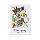 Pôster Kandinsky Composição Multicolorido 70x50cm Outlet dos Quadros