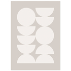 Pôster Luas Bege Bege 50x70cm Abstract