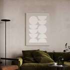 Pôster Luas Bege Bege 50x70cm Abstract