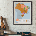 Pôster Mapa Raspadinha - Brasil
