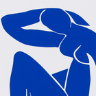 Pôster Matisse Blue Nude Multicolorido 50x40cm Outlet dos Quadros
