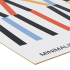 Pôster Minimalista Multicolorido 50x70cm Outlet dos Quadros