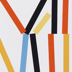 Pôster Minimalista Multicolorido 50x70cm Outlet dos Quadros