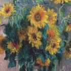 Poster Monet Sunflowers 70x50cm