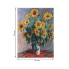 Poster Monet Sunflowers 70x50cm