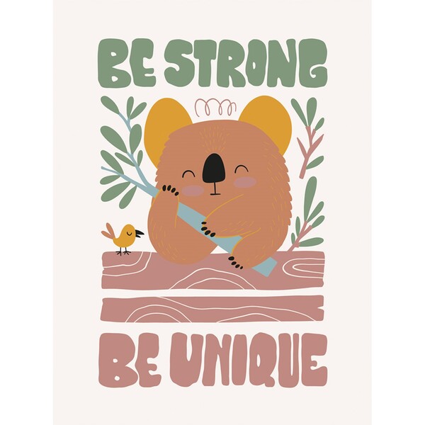 Poster Satrong Multicolorido 30x40cm Arte Própria