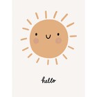 Poster Sol Bege 30x40cm Arte Própria