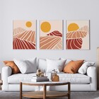 Poster Sol Terracota 40x50cm Arte Própria