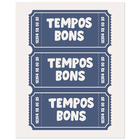 Pôster Tempos Bons Multicolorido 40x50cm Abstract