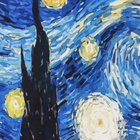 Poster Van Gogh Noite Estrelada 50x40cm