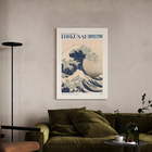 Pôster Wave Azul Azul 50x70cm Abstract