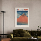 Pôster Wind Laranja Laranja 50x70cm Abstract