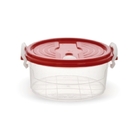 Pote 2,2 Litros Redondo Modelo Classic C/ Tampa Trava E Pino