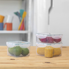 Pote 900ml Hermético De Plástico Transparente Quad - Oikos Ve